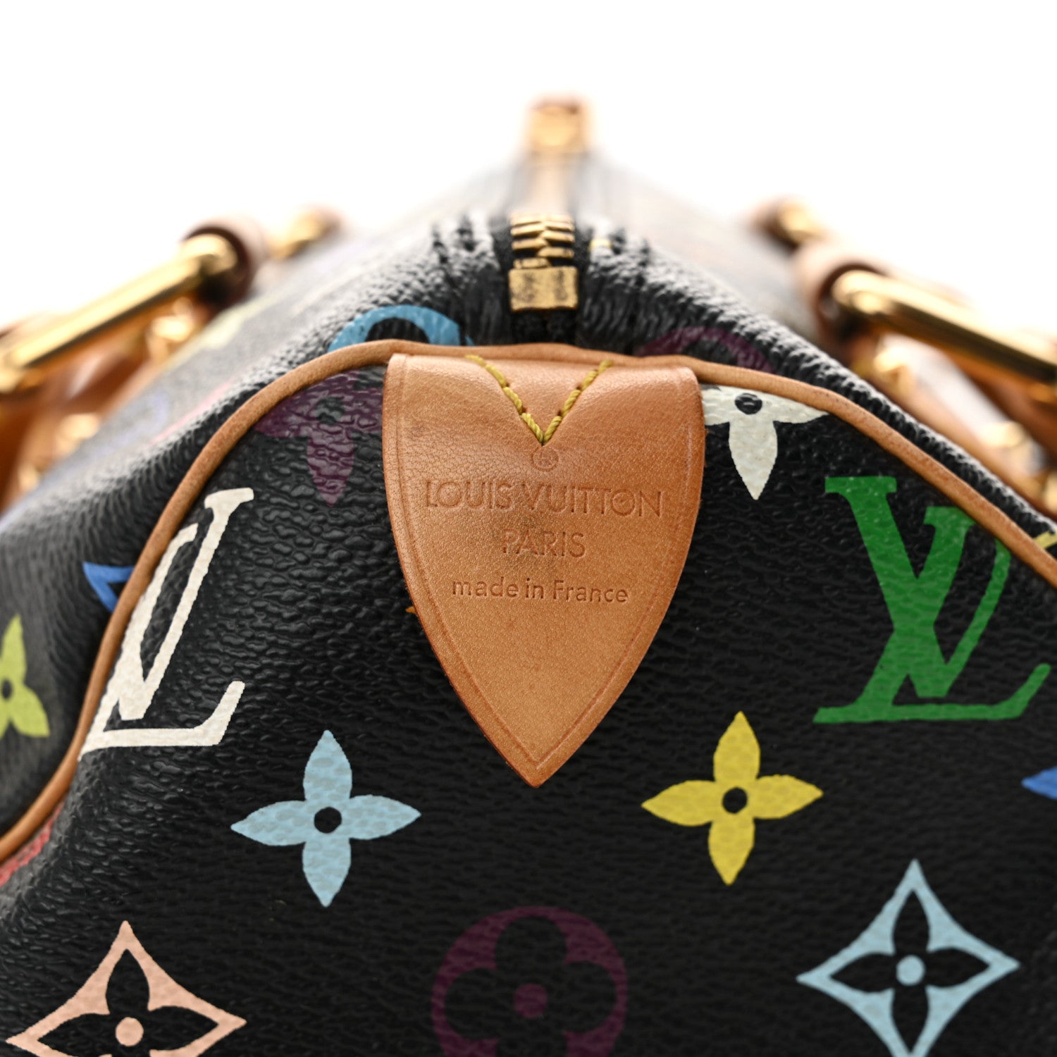 Louis Vuitton Monogram Multicolor Speedy 30 Black 6 of 10