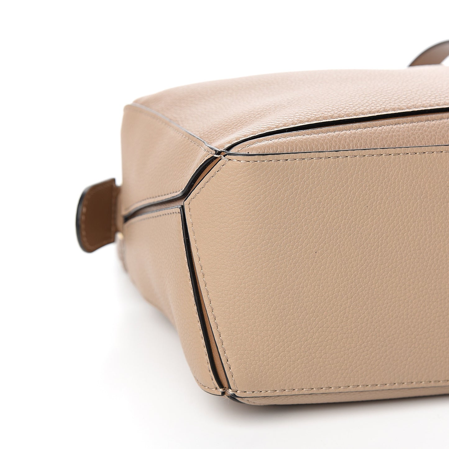 Grained Calfskin Small Puzzle Bag Sand Mink