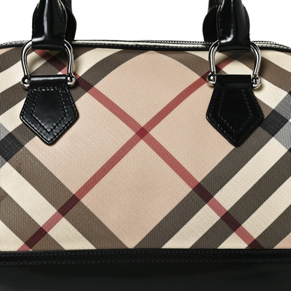 Burberry Nova Check Bowling Bag Black 7 of 12