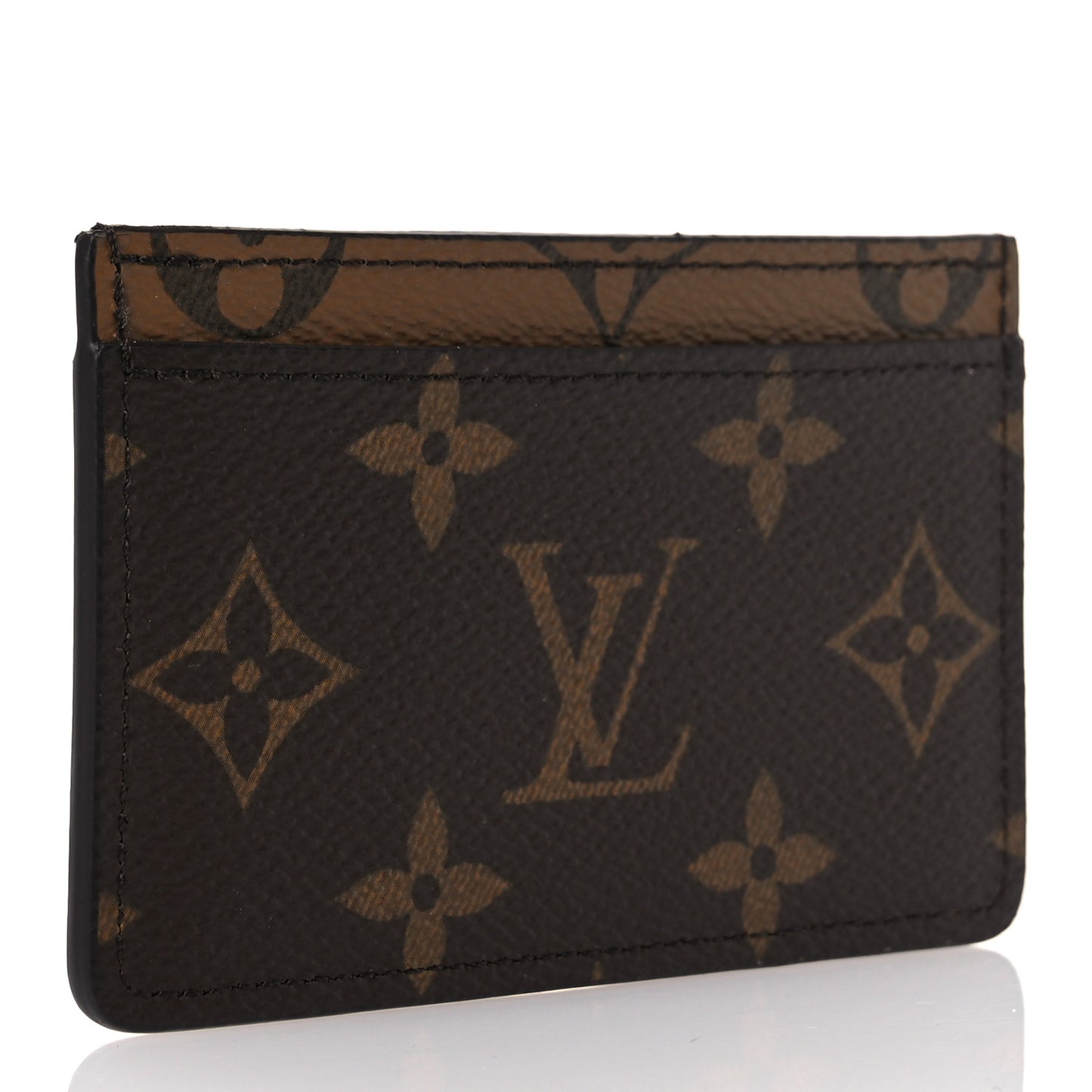 Reverse Monogram Card Holder