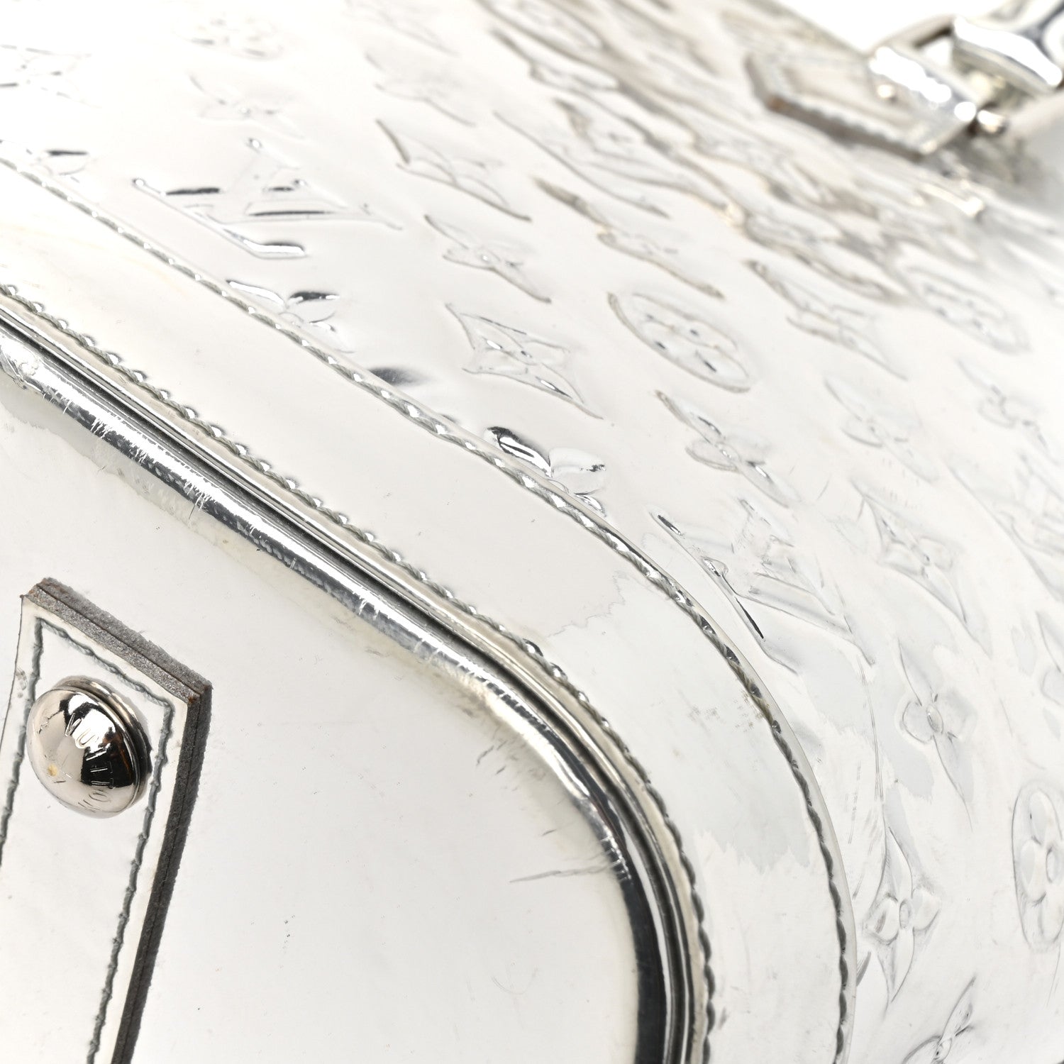 Louis Vuitton Monogram Miroir Alma MM Silver 30 of 33