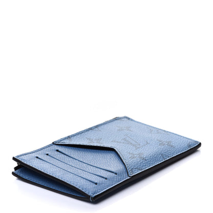Louis Vuitton Taigarama Coin Card Holder Denim 4 of 7