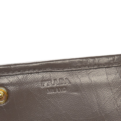 Prada Nappa Gaufre Continental Wallet Argilla 8 of 10