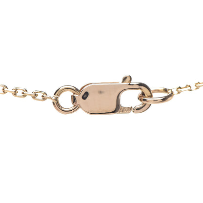 Van Cleef & Arpels 18K Yellow Gold Mother of Pearl Sweet Alhambra Pendant Necklace 6 of 7