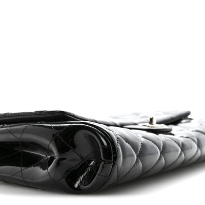 Chanel Patent Quilted Clutch with Chain Flap Black 9 of 13
