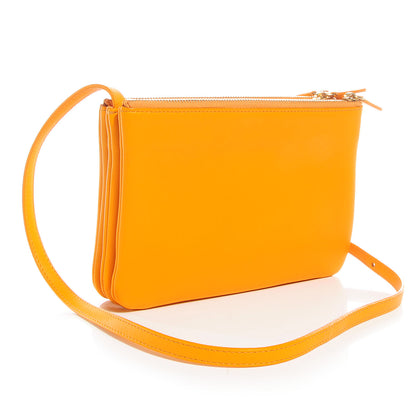 Celine Lambskin Trio Crossbody Bag Sunflower 3 of 8