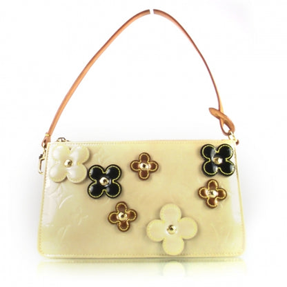 Louis Vuitton Vernis Lexington Fleurs Pochette Beige 1 of 8