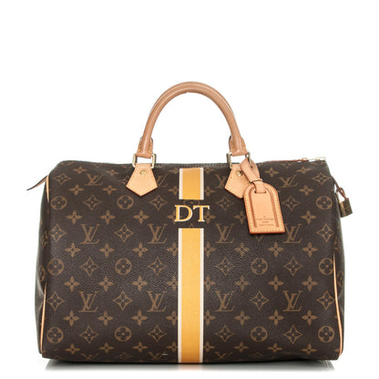 Louis Vuitton Monogram My LV Heritage Speedy 35 Yellow Ivorie 1 of 9