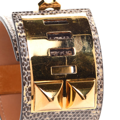 Hermes Lizard Collier De Chien CDC Bracelet S Ombre 8 of 10