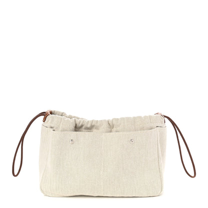 Hermes Canvas Barenia Fourbi 25 MM Pouch Naturel Fauve 1 of 8