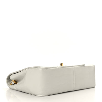 Chanel Lambskin Quilted Medium Single Flap White 4 of 9