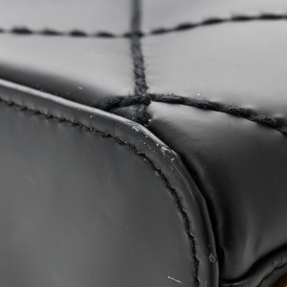 Chanel Calfskin Stitch Surpique Bowler Black 12 of 15