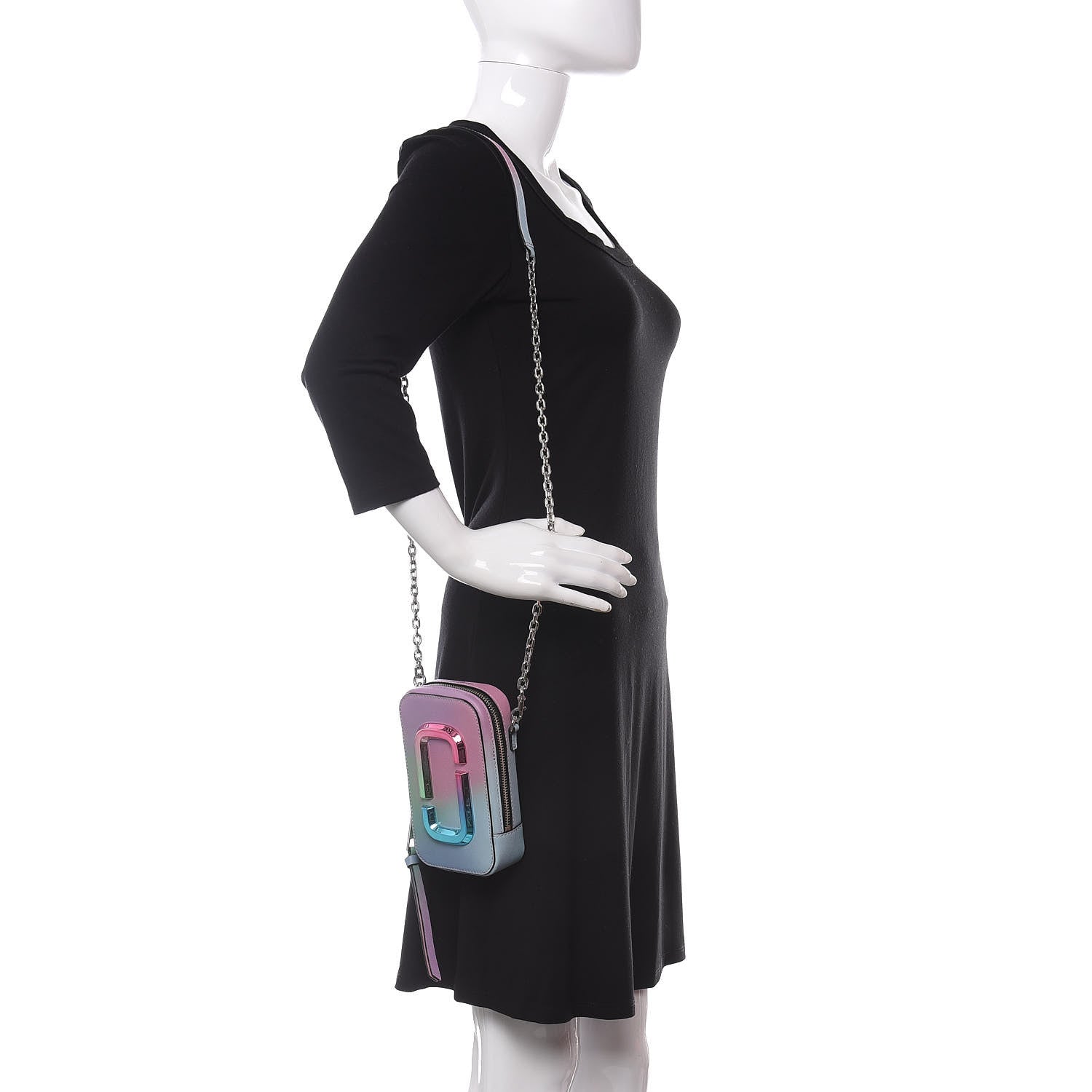 Marc Jacobs Saffiano The Hot Shot Airbrushed Crossbody Multicolor 2 of 10