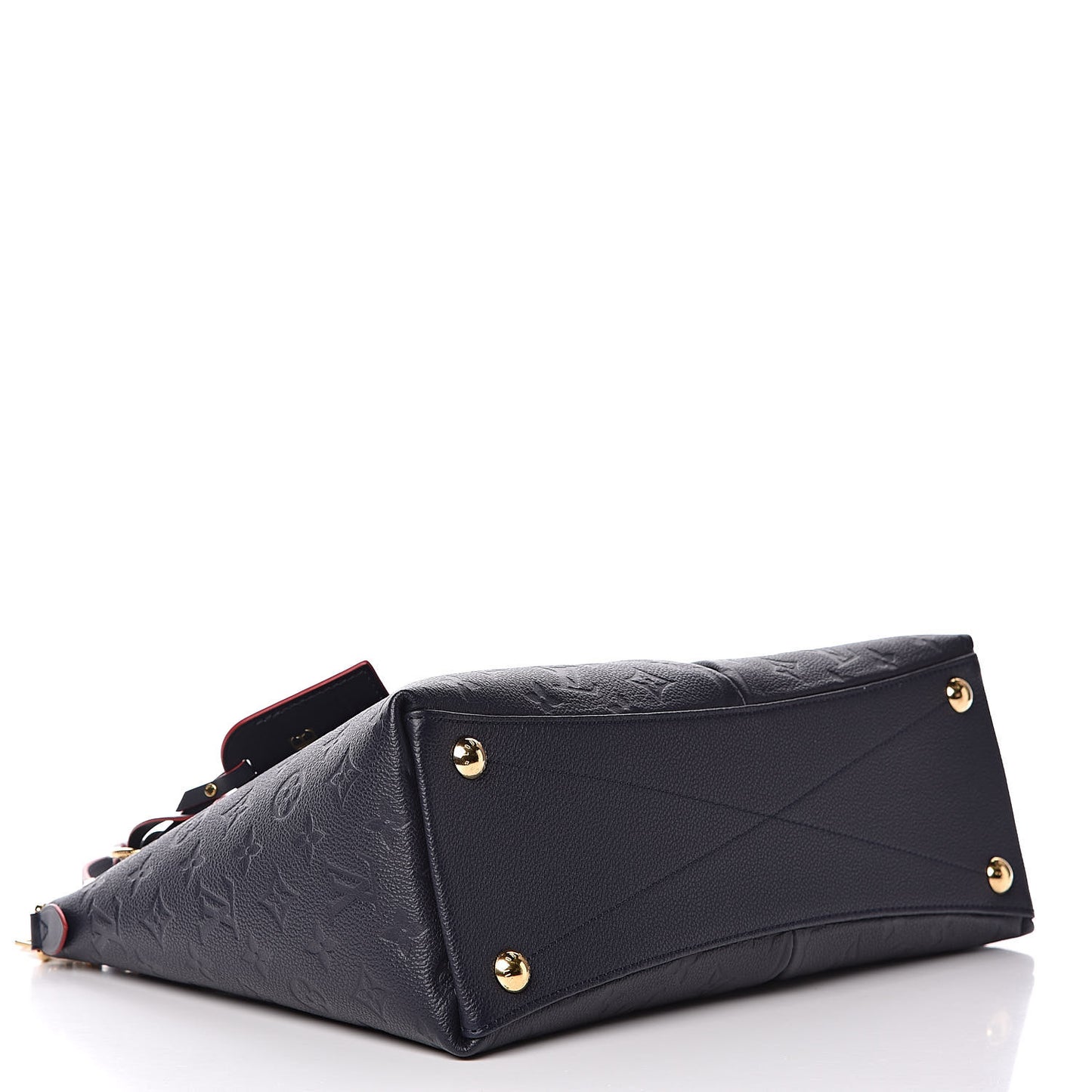 Empreinte V Tote MM Marine Rouge