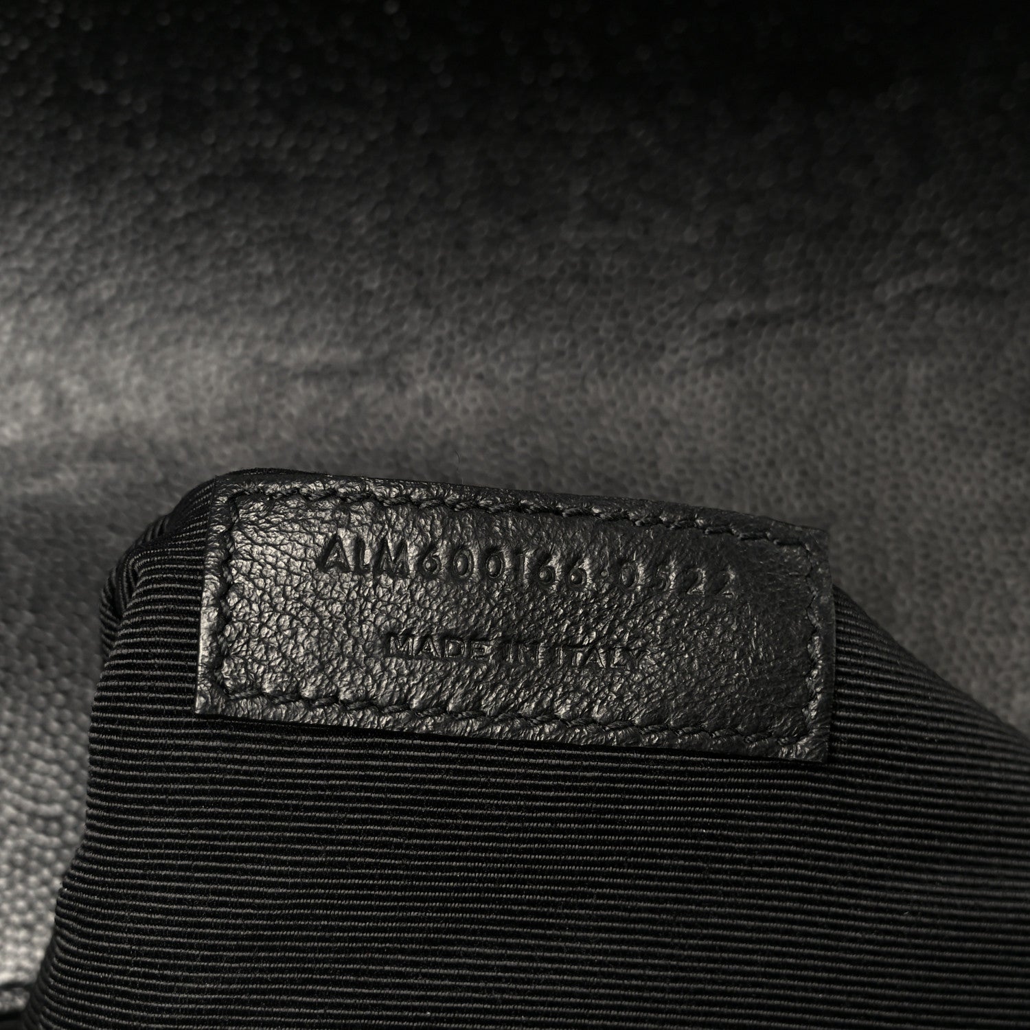Saint Laurent Grain De Poudre Textured Mixed Matelasse Large Triquilt Monogram Satchel Black 8 of 11