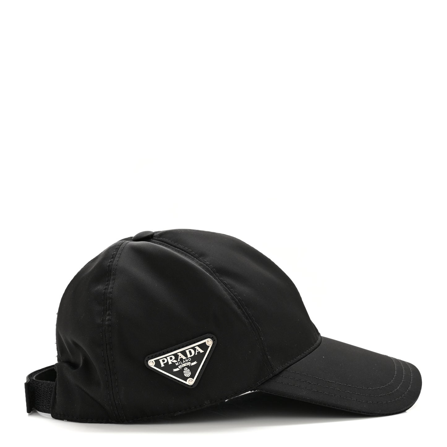 Nylon Baseball Cap S Black