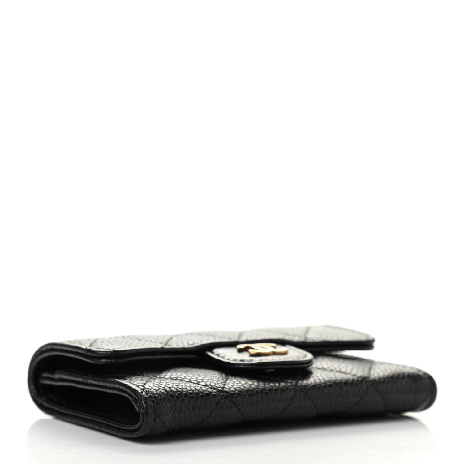 Chanel Caviar Quilted Flap Card Holder Black 4 of 8