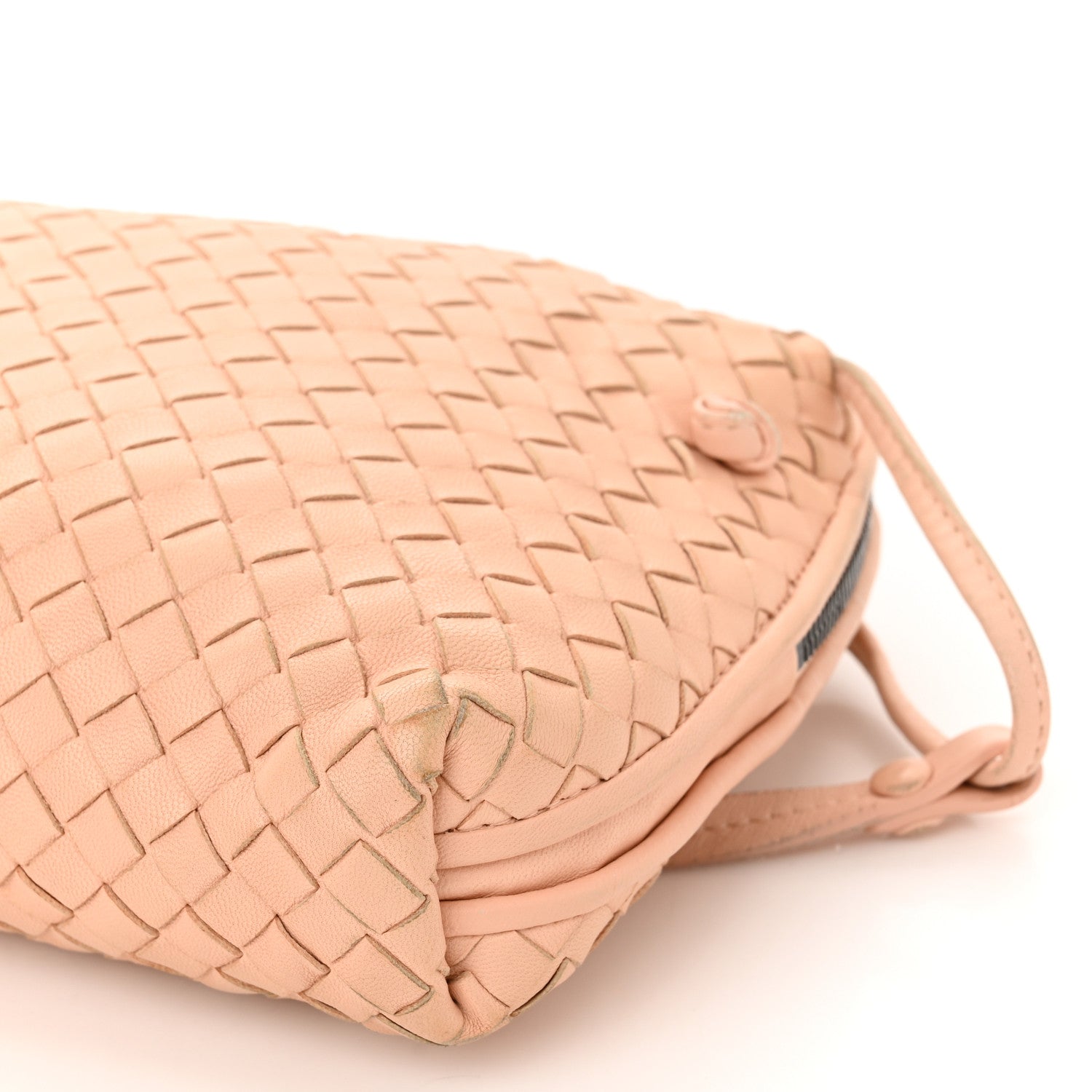 Bottega Veneta Nappa Intrecciato Nodini Crossbody Messenger Nude 11 of 15