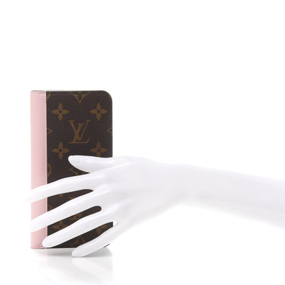 Louis Vuitton Monogram iPhone XS Max Folio Case Rose Ballerine 2 of 8
