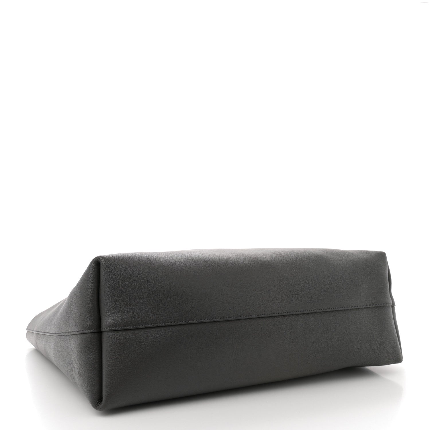 Saint Laurent Calfskin Large Shopping Tote Fog 5 of 13