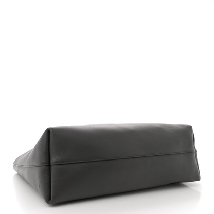 Saint Laurent Calfskin Large Shopping Tote Fog 5 of 13