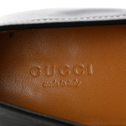 Gucci Calfskin Womens Jordaan Loafers 39 Black 8 of 13