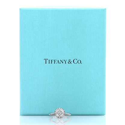 Tiffany Platinum Diamond Mosaic Ring 52 6 5 of 5