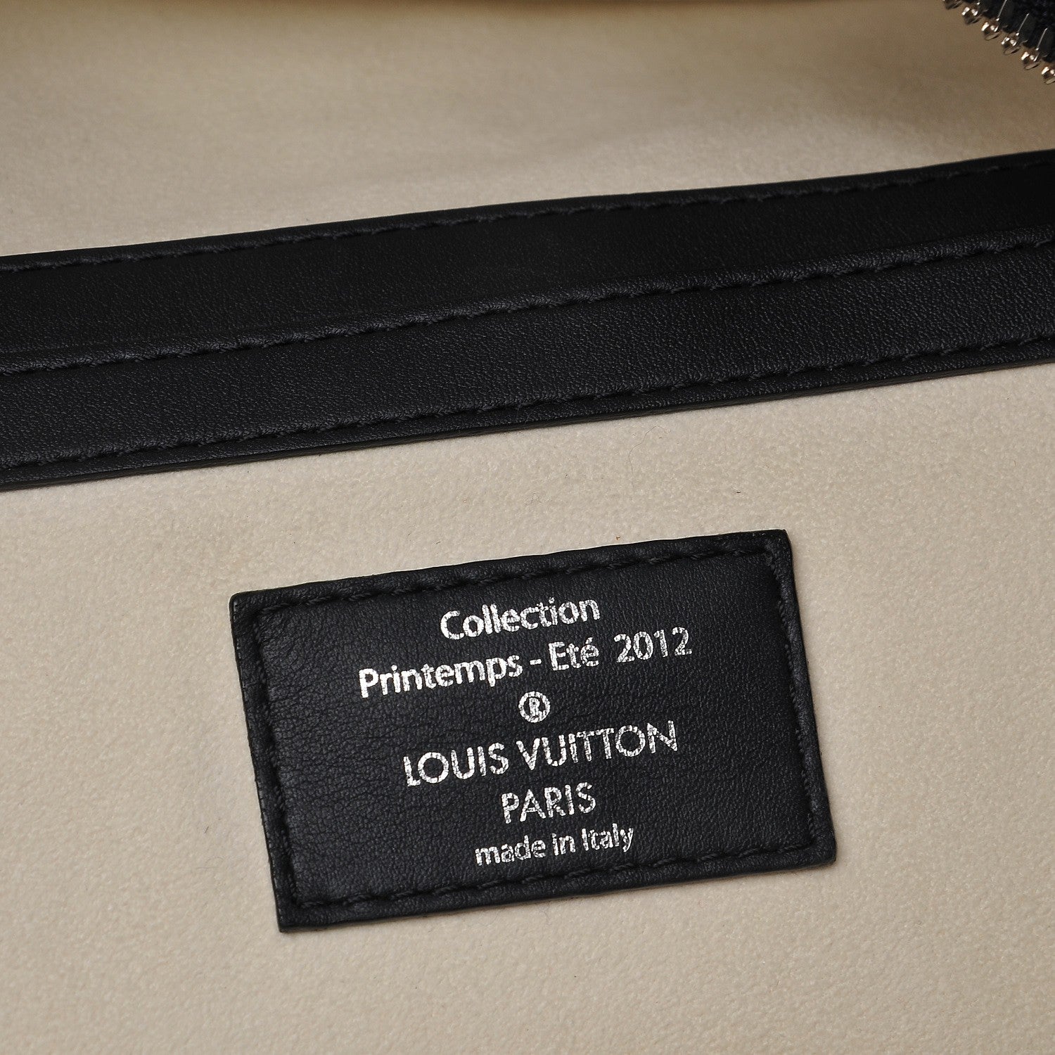 Louis Vuitton Calfskin Suship North South Speedy Navy White 8 of 9