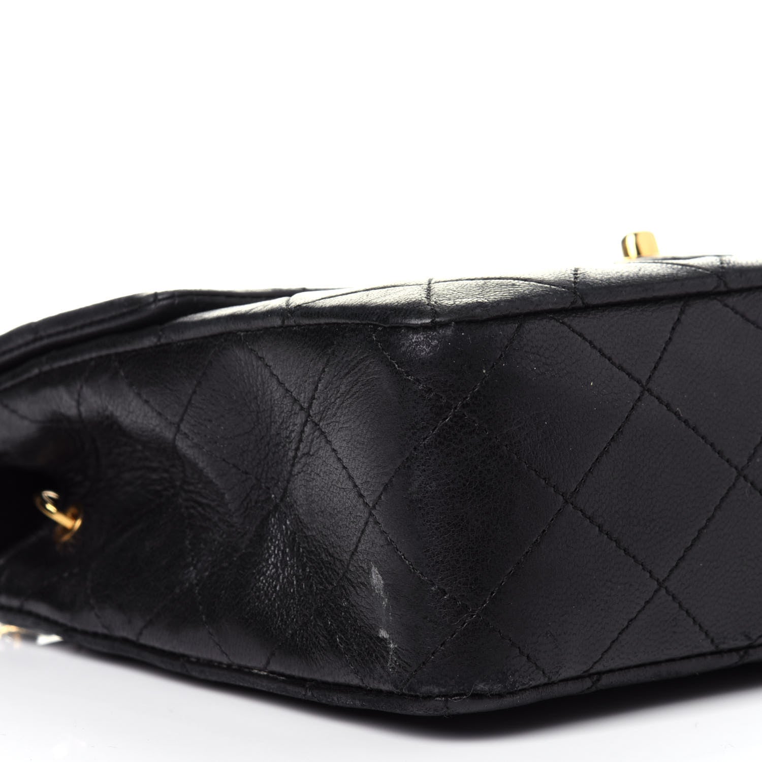 Chanel Lambskin Quilted Small Single Flap Black 7 of 14
