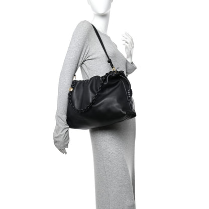 Loewe Mellow Nappa Large Donut Chain Flamenco Black 2 of 10