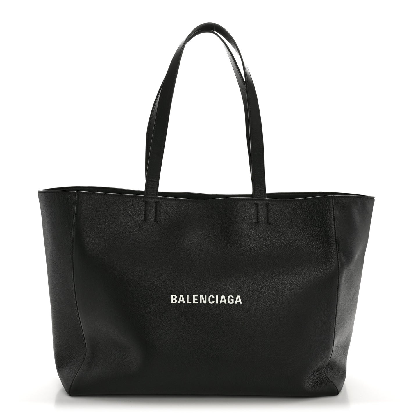 Smooth Calfskin Everyday East West Tote Bag Black