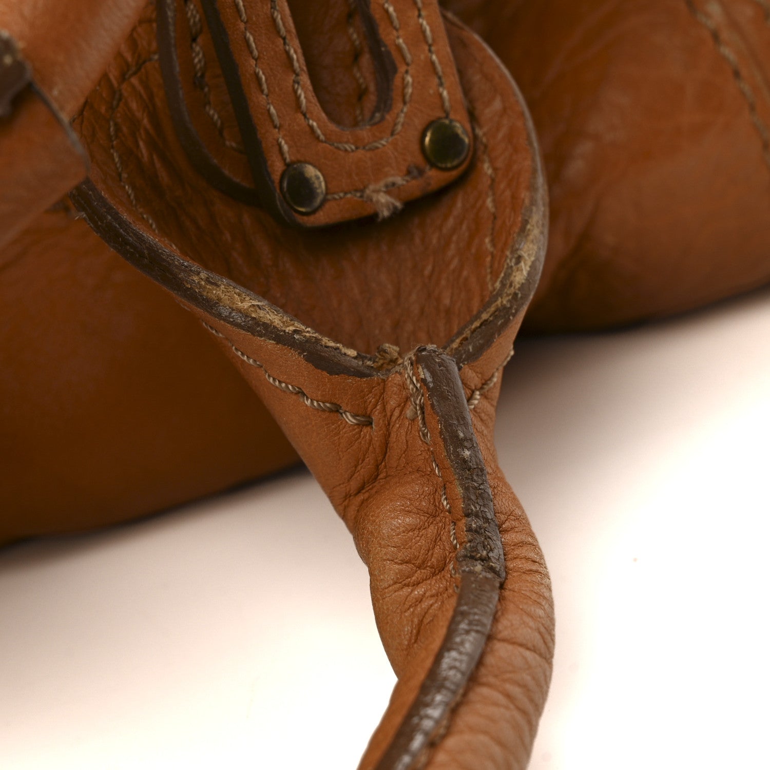 Chloe Calfskin Medium Paddington Satchel Tan 14 of 15