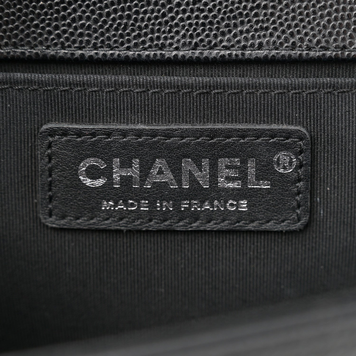 Chanel Caviar Quilted Medium Boy Flap Black 6 of 10