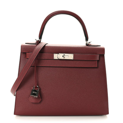 Hermes Epsom Kelly Sellier 28 Rouge H 1 of 10
