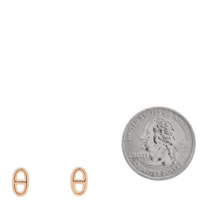Hermes 18K Rose Gold TPM Farandole Stud Earrings 2 of 4