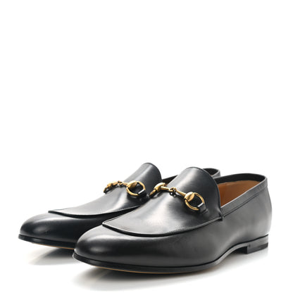 Gucci Calfskin Horsebit Mens Jordaan Loafers 8 Black 3 of 8