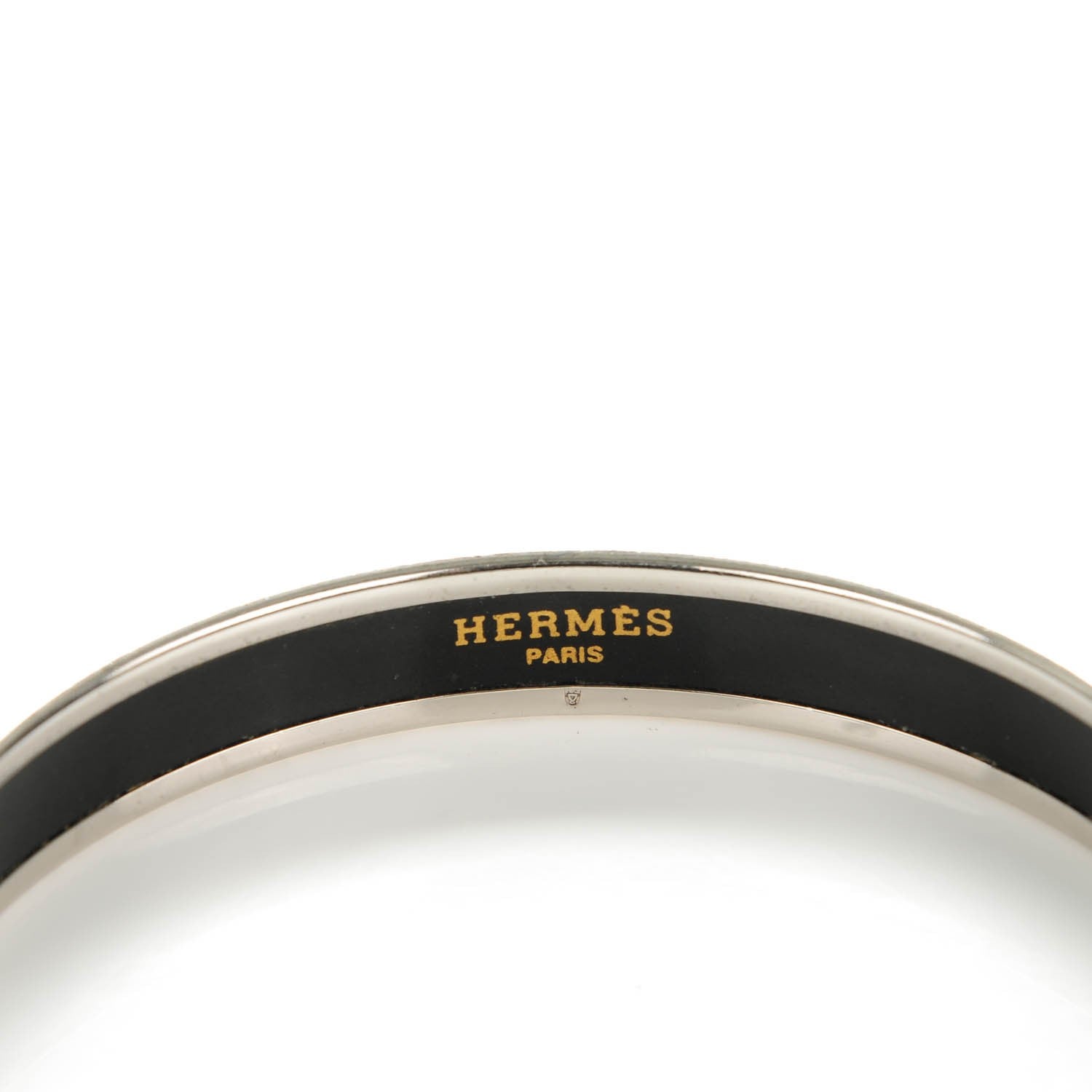 Hermes Enamel Printed Narrow Caleche Bracelet 65 3 of 4