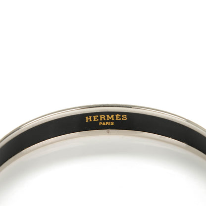 Hermes Enamel Printed Narrow Caleche Bracelet 65 3 of 4