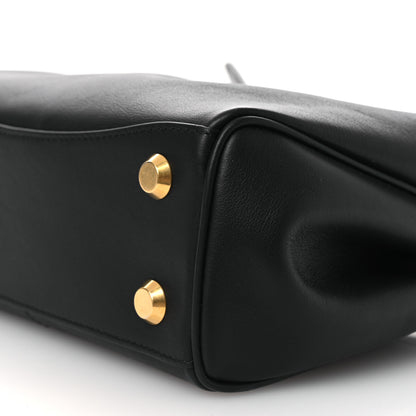 Balenciaga Natural Smooth Calfskin Mini Rodeo Top Handle Handbag Black 9 of 9