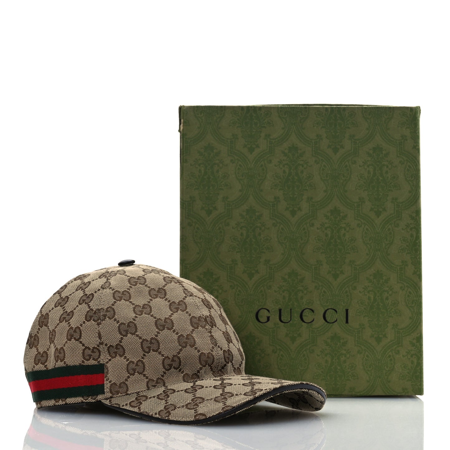 Monogram Web Baseball Hat M Beige Cocoa