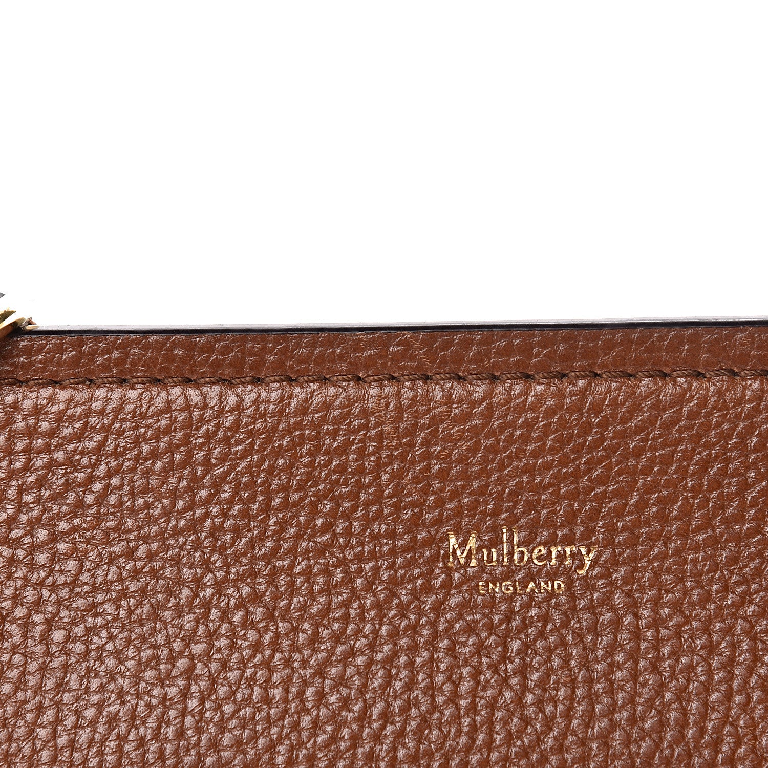 Mulberry Small Classic Grain Calfskin Amberley Satchel Oak 10 of 18