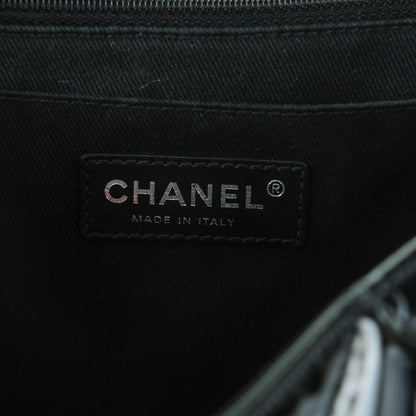 Chanel Vinyl Quilted In the Business Flap Bag Black 7 of 9