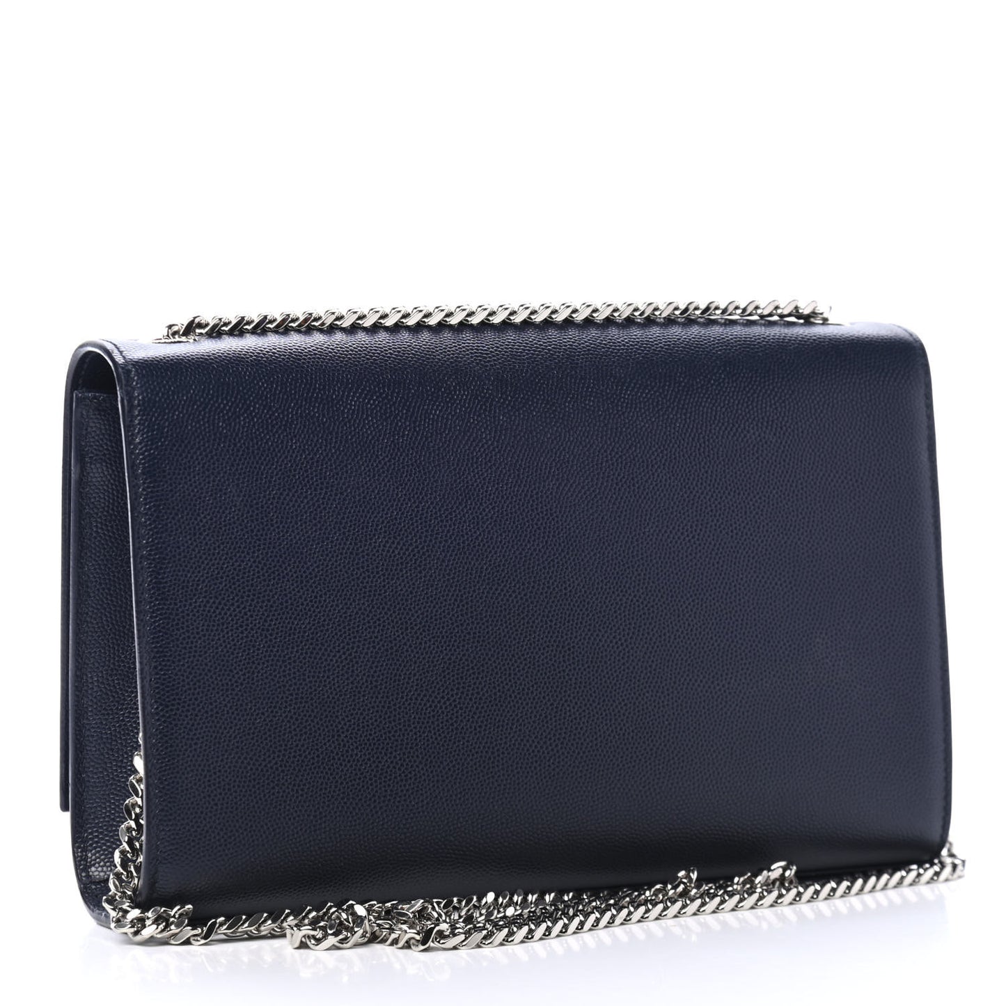 Grain De Poudre Medium Classic Monogram Kate Satchel Deep Marine
