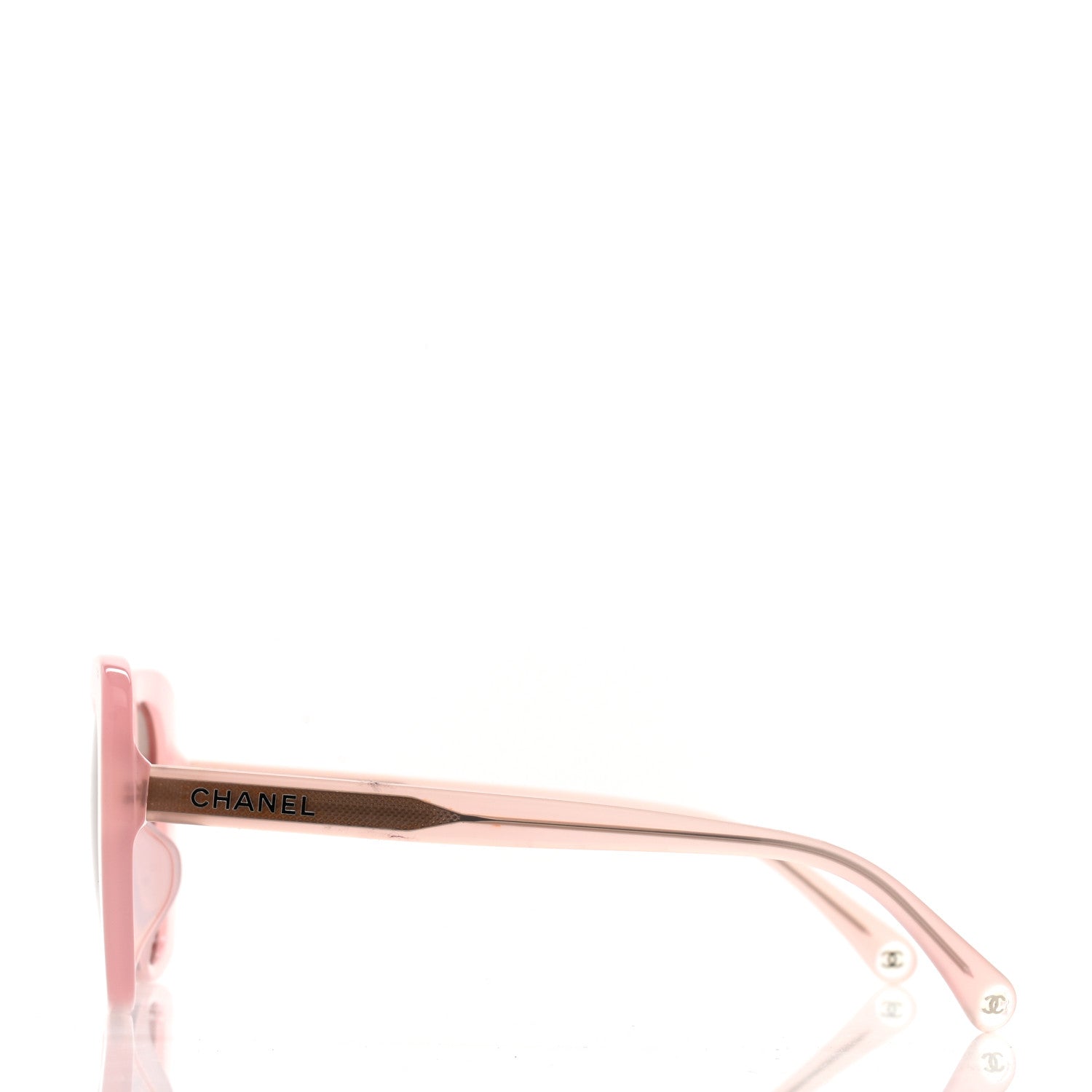 Chanel Acetate Rectangle Sunglasses 5504-A Light Pink 3 of 8