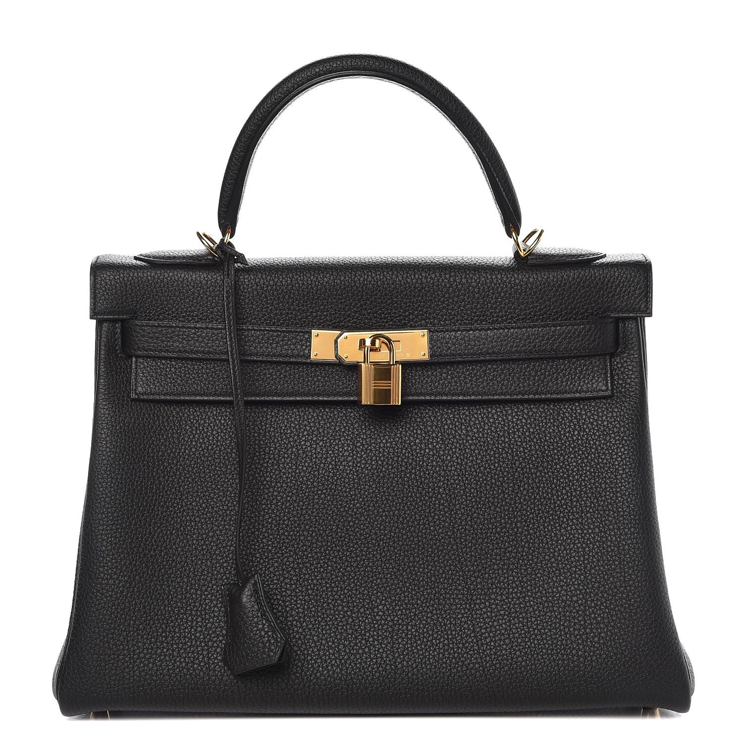 Hermes Togo Kelly Retourne 32 Black 1 of 37
