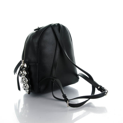 Fendi Vitello Dolce Crystal Croc Tail Mini Backpack Black 3 of 7