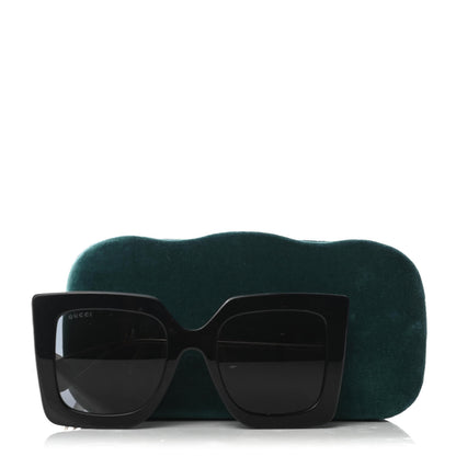 Gucci Acetate Oversize Square Frame GG0435S Sunglasses Black 8 of 8