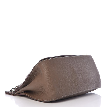 Hermes Taurillon Clemence Jypsiere 34 Etoupe 4 of 19