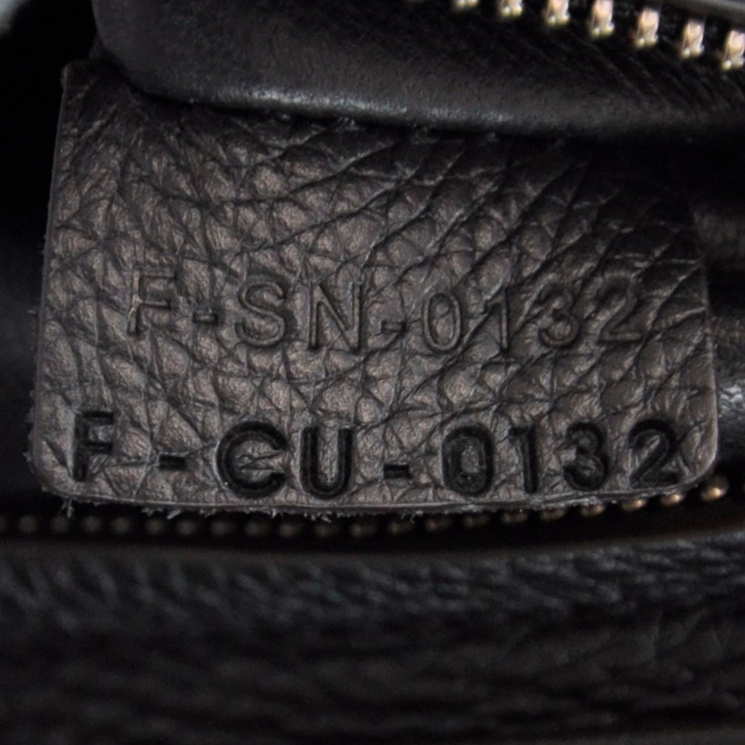 Celine Calfskin and Suede Large Trapeze Black 8 of 8