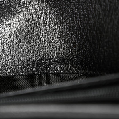 Gucci Textured Calfskin Web Ophidia Wallet On Chain Black 7 of 11